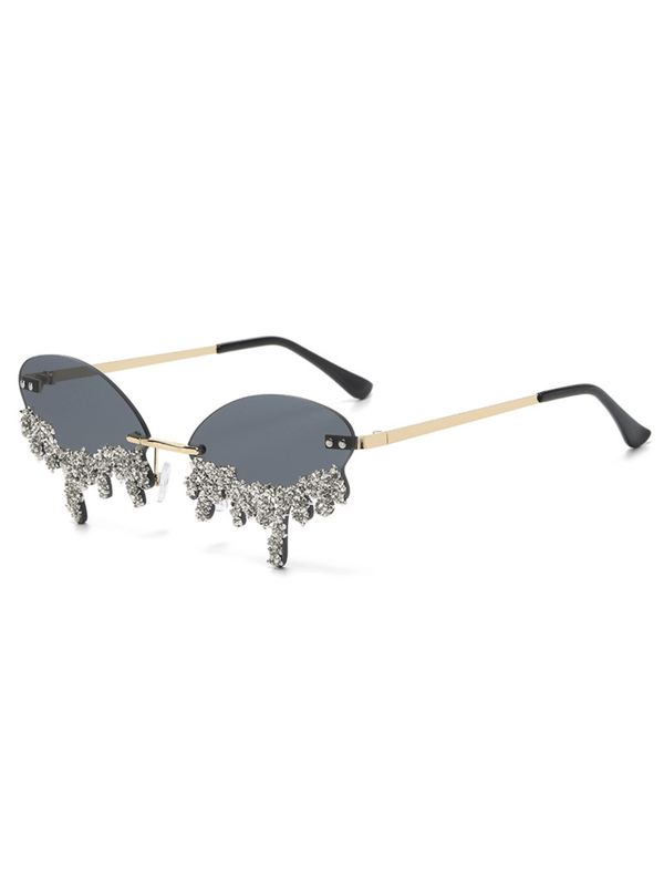 Airlie Teardrop Crystal Sunglasses - Mew Mews