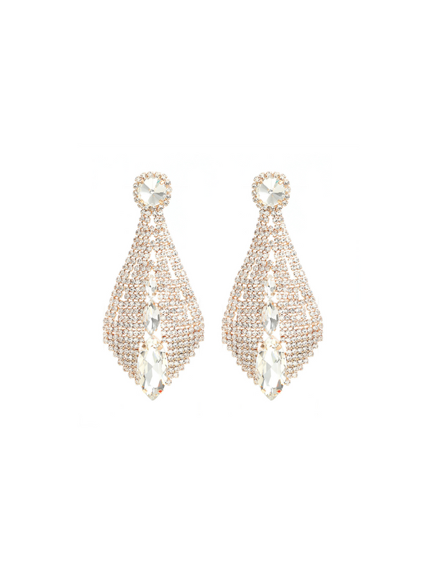 Cheryl Rhinestone Embellished Earrings