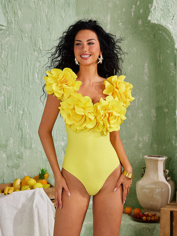 Cornelius Flower Swimwear Two Piece Set