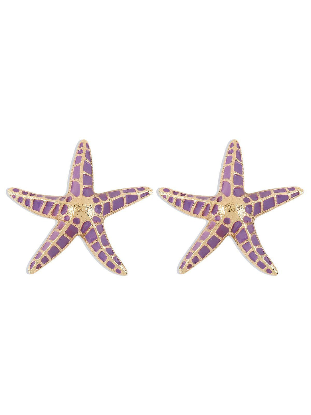 Starfish Starfish Earrings In Purple - Mew Mews Fashion