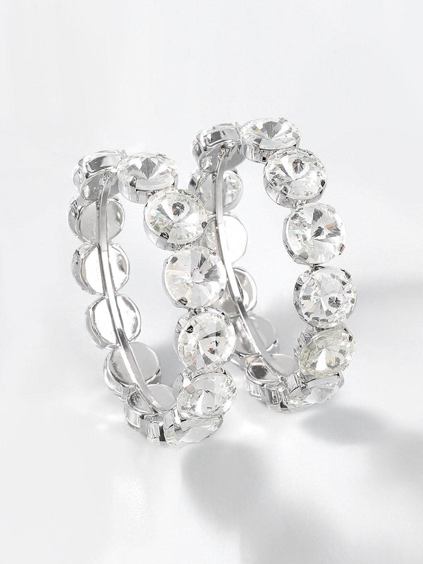 Terra Diamante Hoop Earrings - Mew Mews