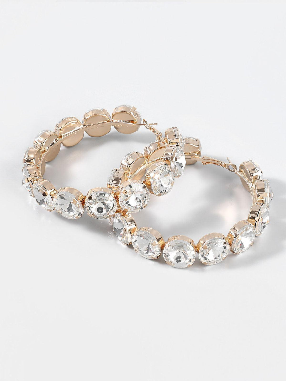 Terra Diamante Hoop Earrings - Mew Mews