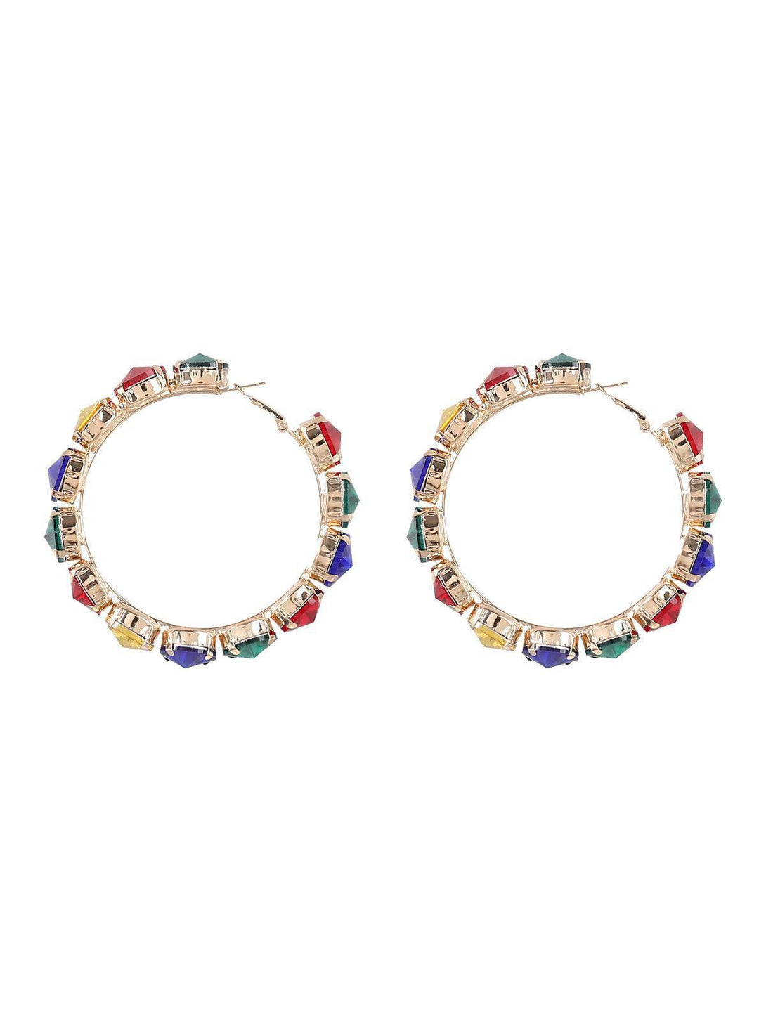 Terra Diamante Hoop Earrings - Mew Mews